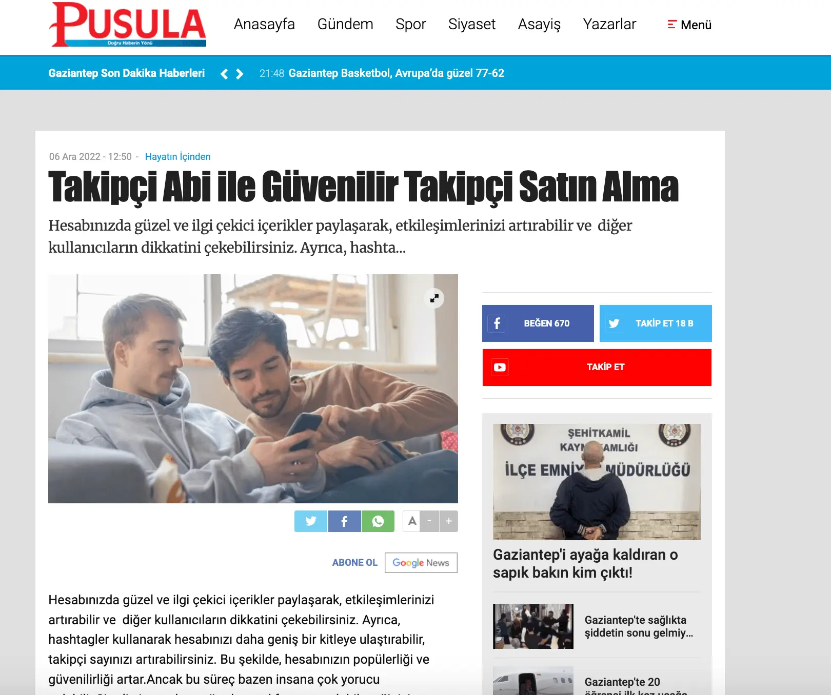 gaziantepusula