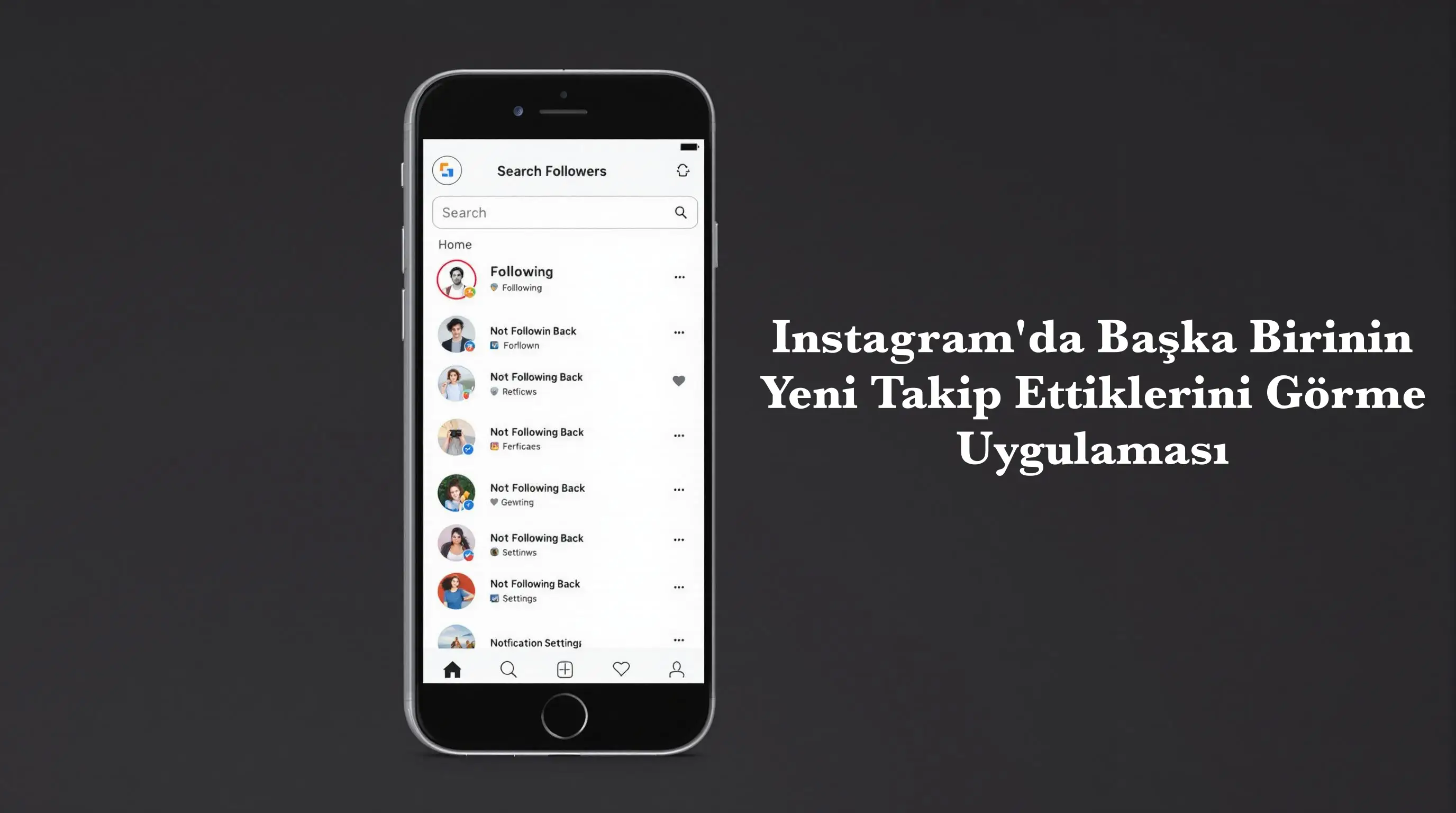 Instagram'da Başka Birinin Yeni Takip Ettiklerini Görme Uygulaması