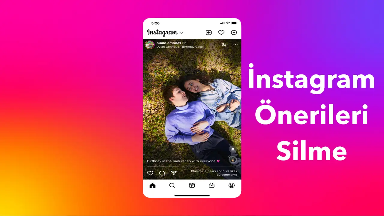 Instagram Önerileri Silme 2025